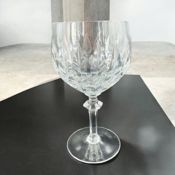 Gorham Crystal LA SCALA Clear Drinking Glass Stemware Goblet Single Glass 6.5in - Picture 3 of 16